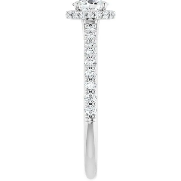 Hidden Halo-Style Engagement Ring Image 4 Don's Jewelry & Design Washington, IA