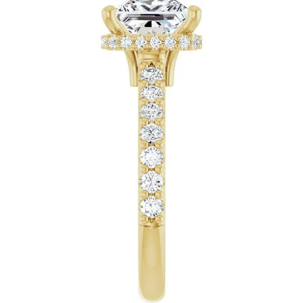 Hidden Halo-Style Engagement Ring Image 4 Mark Jewellers La Crosse, WI