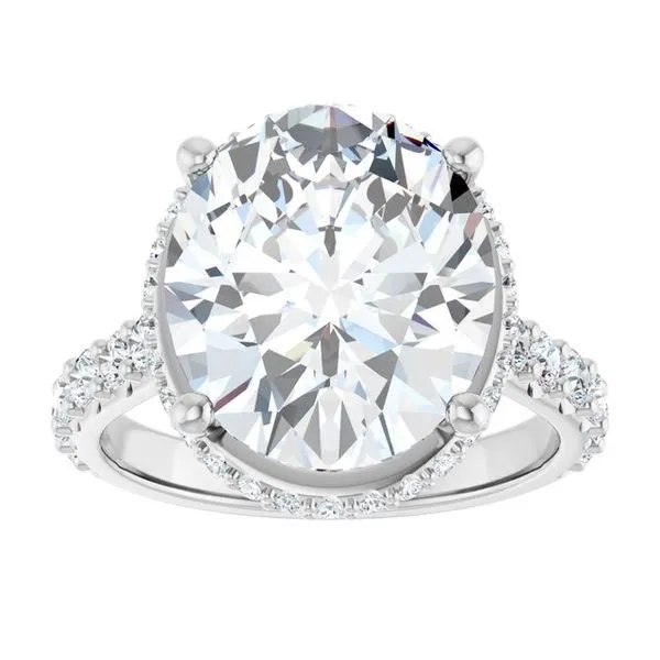 Hidden Halo-Style Engagement Ring Image 3 Shipley's Fine Jewelry Hampstead, MD