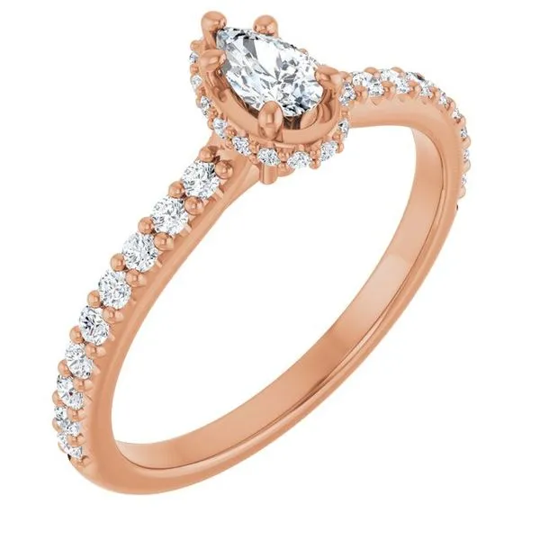 Hidden Halo-Style Engagement Ring