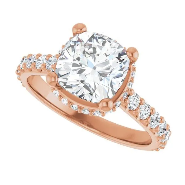 Hidden Halo-Style Engagement Ring Image 5 Ocean View Jewelers Millville, DE