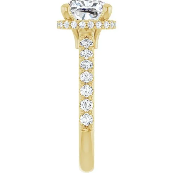 Hidden Halo-Style Engagement Ring Image 4 Mark Jewellers La Crosse, WI