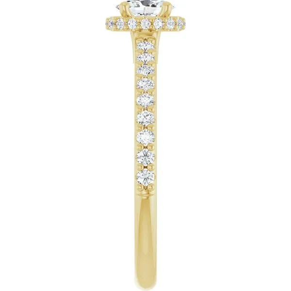 Hidden Halo-Style Engagement Ring Image 4 Shipley's Fine Jewelry Hampstead, MD