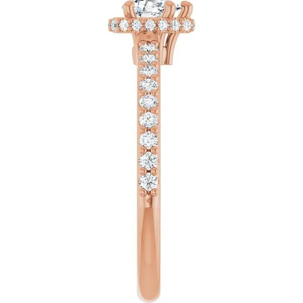 Hidden Halo-Style Engagement Ring Image 4 J. Thomas Jewelers Rochester Hills, MI