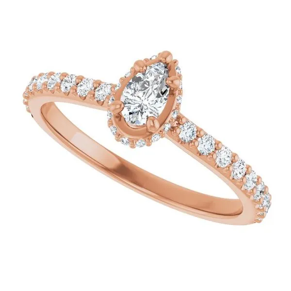 Hidden Halo-Style Engagement Ring Image 5 Clater Jewelers Louisville, KY