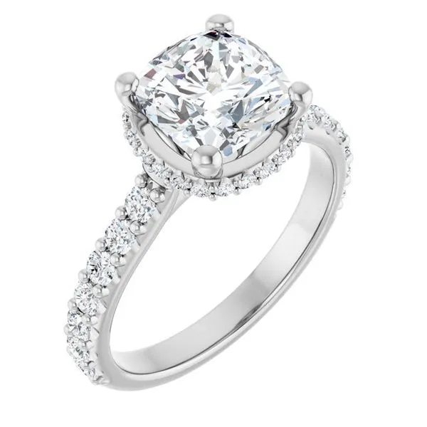 Hidden Halo-Style Engagement Ring J. Thomas Jewelers Rochester Hills, MI