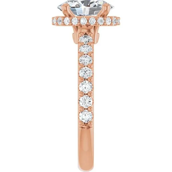 Hidden Halo-Style Engagement Ring Image 4 Futer Bros Jewelers York, PA