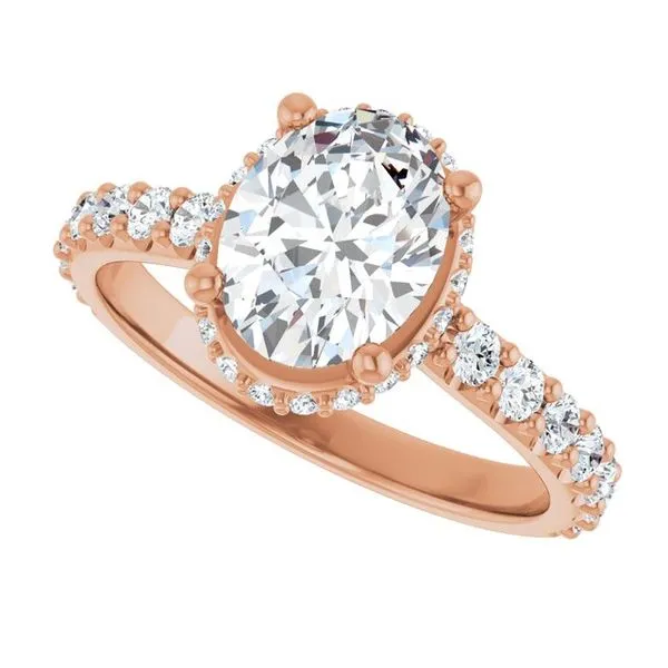 Hidden Halo-Style Engagement Ring Image 5 Shipley's Fine Jewelry Hampstead, MD