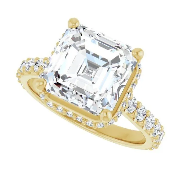 Hidden Halo-Style Engagement Ring Image 5 Arezzo Jewelers Elmwood Park, IL