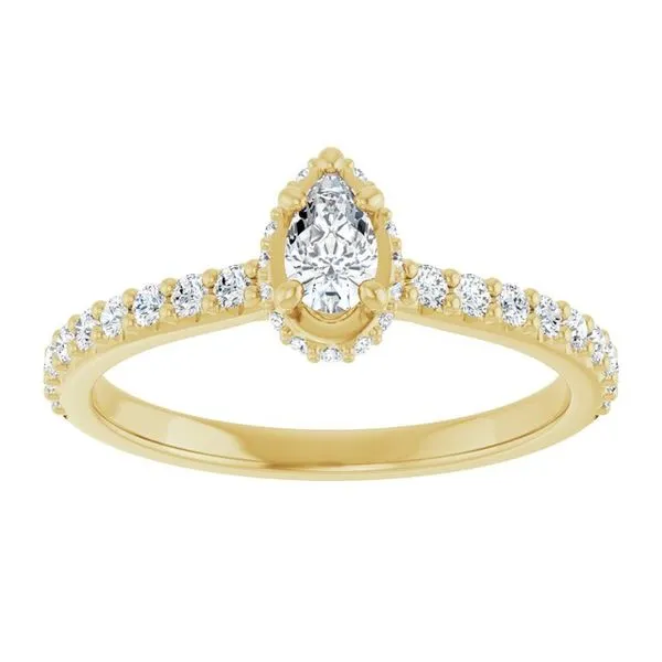 Hidden Halo-Style Engagement Ring Image 3 J. Thomas Jewelers Rochester Hills, MI