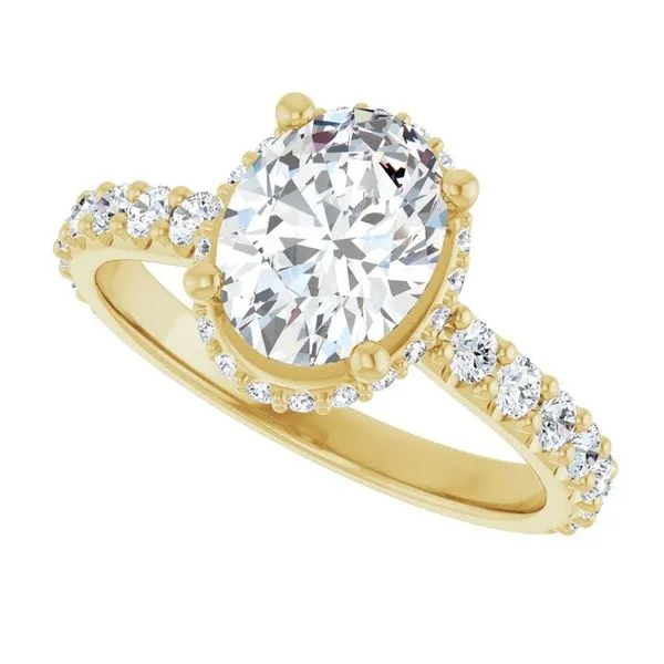Hidden Halo-Style Engagement Ring Image 5 Jimmy Smith Jewelers Decatur, AL
