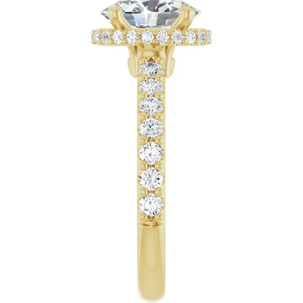 Hidden Halo-Style Engagement Ring Image 4 Redlands Jewelers Redlands, CA