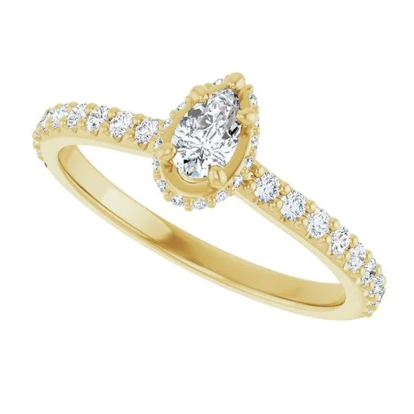 Hidden Halo-Style Engagement Ring Image 5 Shipley's Fine Jewelry Hampstead, MD