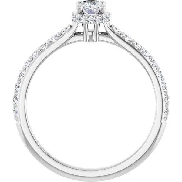 Hidden Halo-Style Engagement Ring Image 2 Raleigh Diamond Fine Jewelry Raleigh, NC