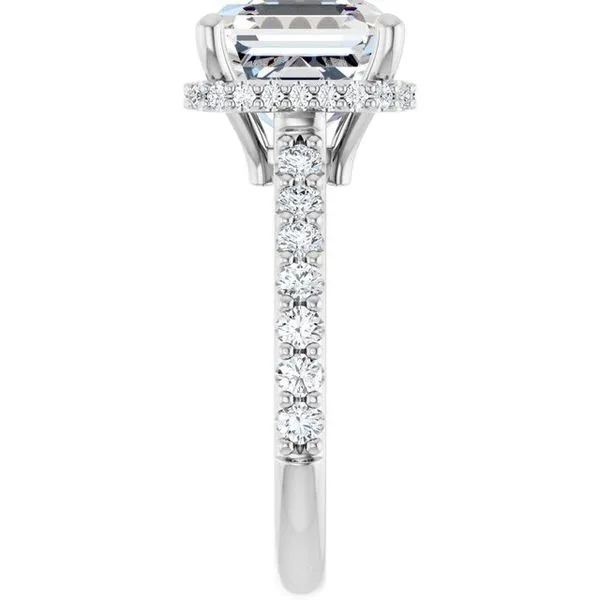 Hidden Halo-Style Engagement Ring Image 4 Mark Jewellers La Crosse, WI
