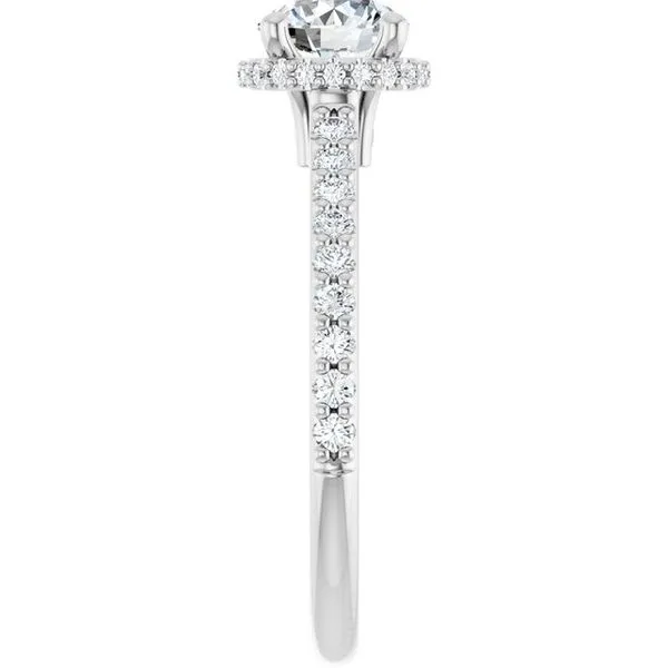 Hidden Halo-Style Engagement Ring Image 4 Stuart Benjamin & Co. Jewelry Designs San Diego, CA