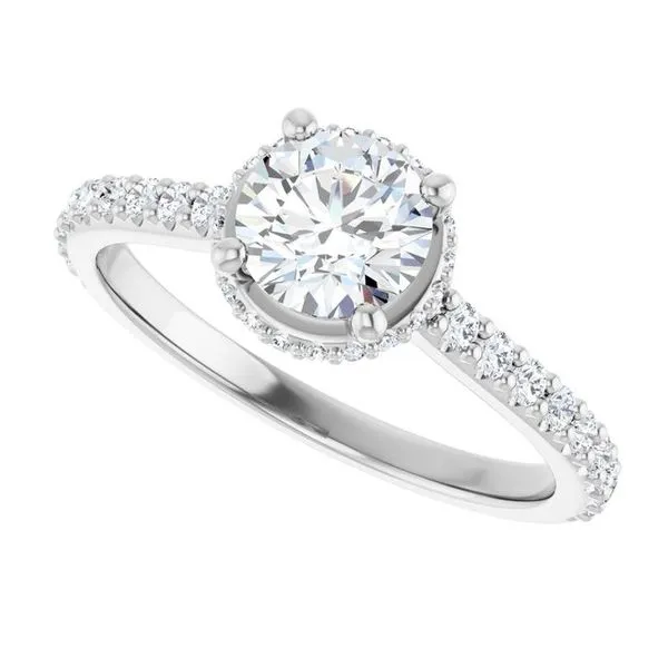 Hidden Halo-Style Engagement Ring Image 5 Jimmy Smith Jewelers Decatur, AL