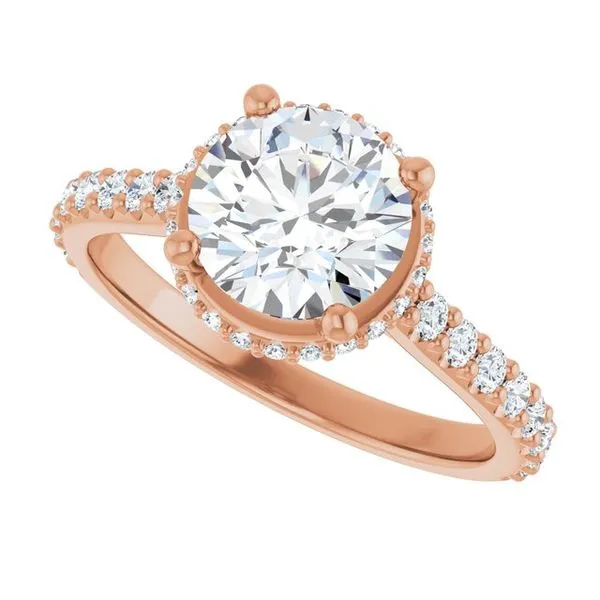 Hidden Halo-Style Engagement Ring Image 5 JF Jones Jewelers Rochester, NY