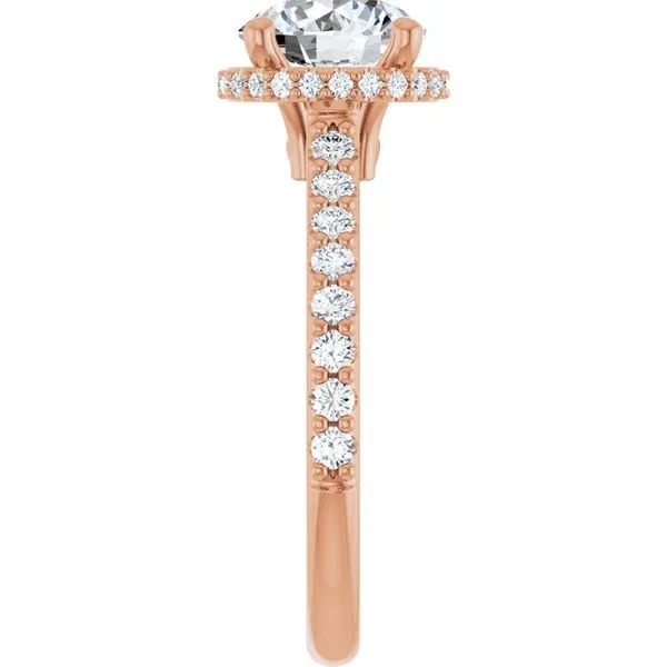 Hidden Halo-Style Engagement Ring Image 4 Don's Jewelry & Design Washington, IA