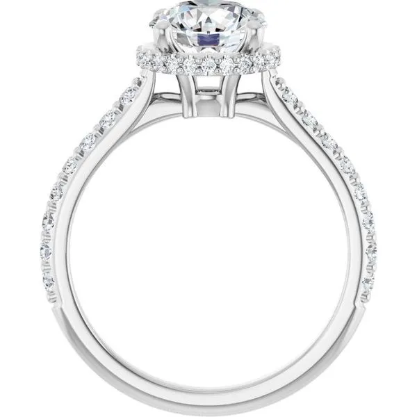Hidden Halo-Style Engagement Ring Image 2 J. Thomas Jewelers Rochester Hills, MI