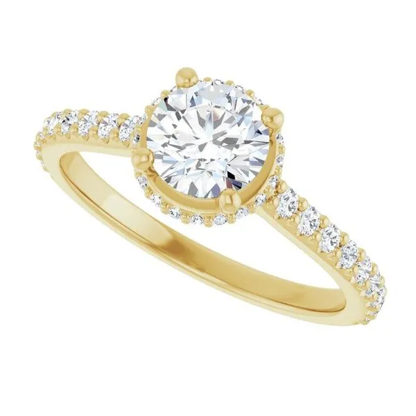Hidden Halo-Style Engagement Ring Image 5 Austin's Fine Diamonds & Jewelry Lyndhurst, NJ