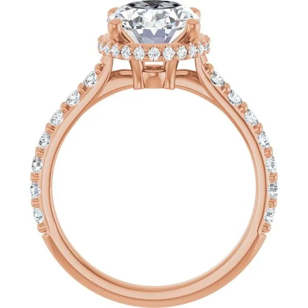 Hidden Halo-Style Engagement Ring Image 2 Arezzo Jewelers Elmwood Park, IL