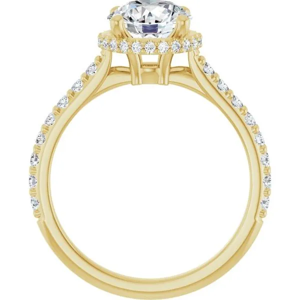 Hidden Halo-Style Engagement Ring Image 2 Shipley's Fine Jewelry Hampstead, MD