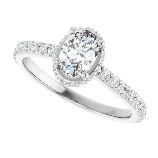 Hidden Halo-Style Engagement Ring Image 5 Shipley's Fine Jewelry Hampstead, MD