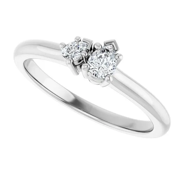 Two-Stone Engagement Ring Image 5 Mark Jewellers La Crosse, WI
