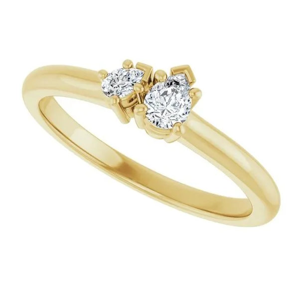 Two-Stone Engagement Ring Image 5 Paul James Jewelers Angels Camp, CA