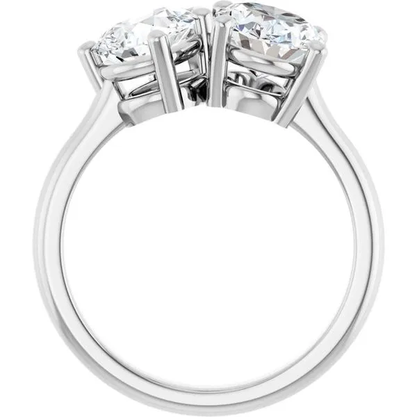 Two-Stone Engagement Ring Image 2 Austin's Fine Diamonds & Jewelry Lyndhurst, NJ