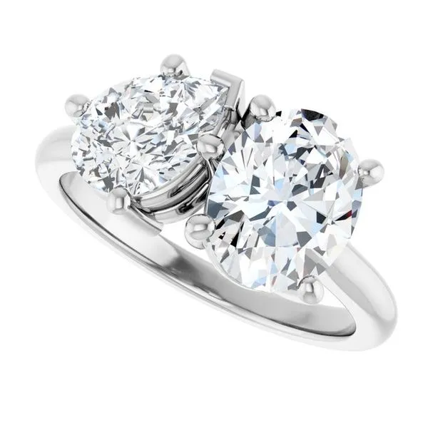 Two-Stone Engagement Ring Image 5 Shipley's Fine Jewelry Hampstead, MD