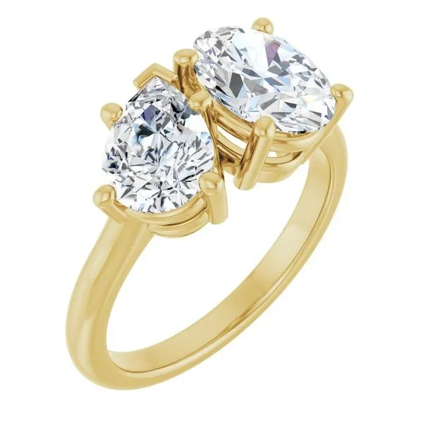 Two-Stone Engagement Ring Don's Jewelry & Design Washington, IA