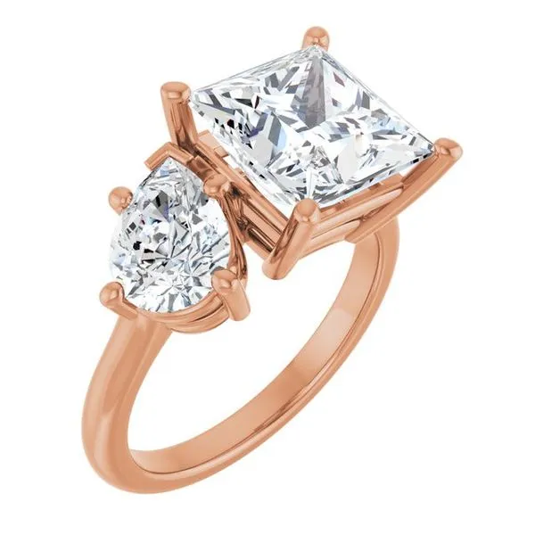 Two-Stone Engagement Ring J. West Jewelers Round Rock, TX