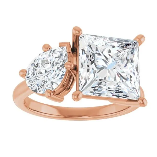 Two-Stone Engagement Ring Image 3 Arezzo Jewelers Elmwood Park, IL