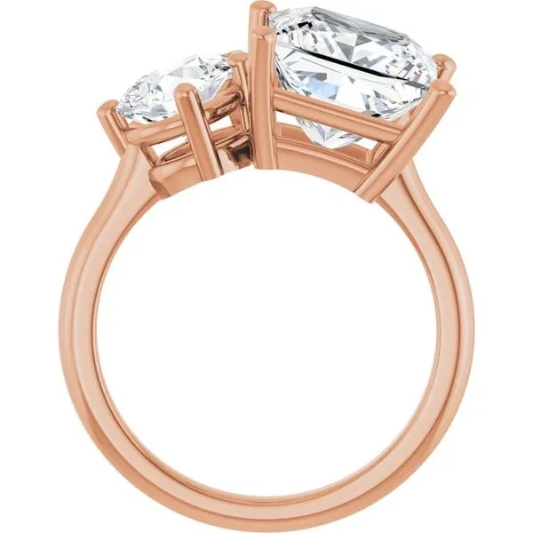 Two-Stone Engagement Ring Image 2 Jimmy Smith Jewelers Decatur, AL