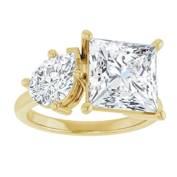 Two-Stone Engagement Ring Image 3 Jimmy Smith Jewelers Decatur, AL