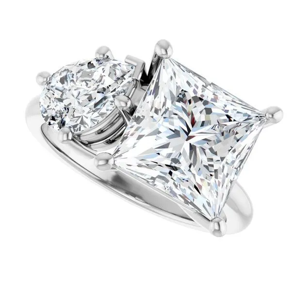 Two-Stone Engagement Ring Image 5 Morin Jewelers Southbridge, MA