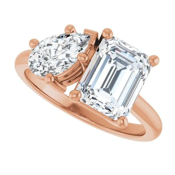 Two-Stone Engagement Ring Image 5 Paul James Jewelers Angels Camp, CA