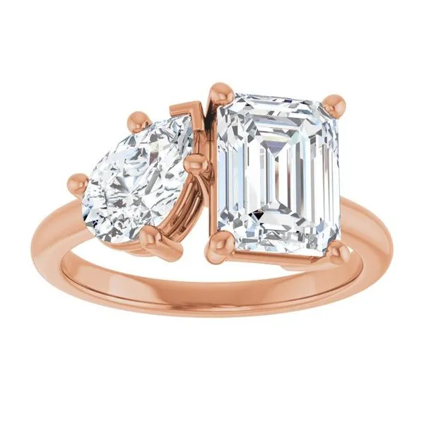 Two-Stone Engagement Ring Image 3 Morin Jewelers Southbridge, MA