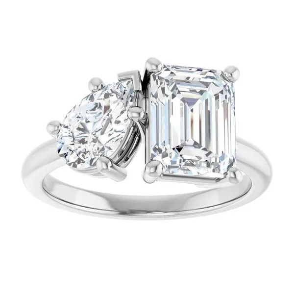 Two-Stone Engagement Ring Image 3 Mark Jewellers La Crosse, WI
