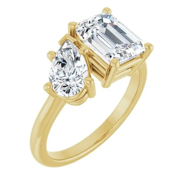 Two-Stone Engagement Ring Raleigh Diamond Fine Jewelry Raleigh, NC