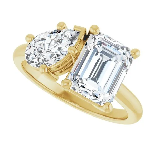 Two-Stone Engagement Ring Image 5 Futer Bros Jewelers York, PA