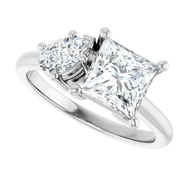 Two-Stone Engagement Ring Image 5 Paul James Jewelers Angels Camp, CA