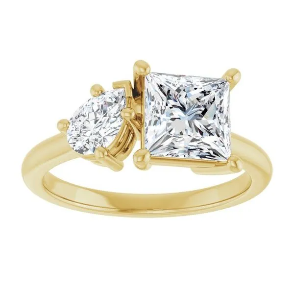 Two-Stone Engagement Ring Image 3 Michael Szwed Jewelers Longmeadow, MA