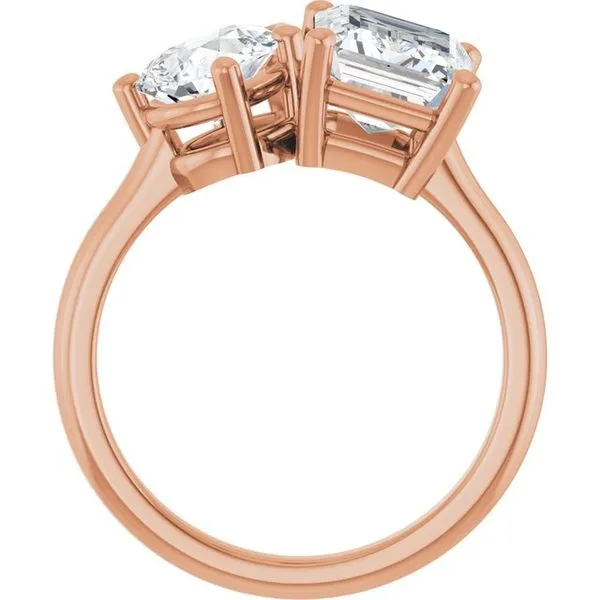 Two-Stone Engagement Ring Image 2 Arezzo Jewelers Elmwood Park, IL