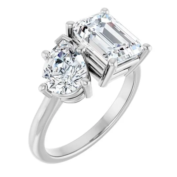 Two-Stone Engagement Ring Paul James Jewelers Angels Camp, CA