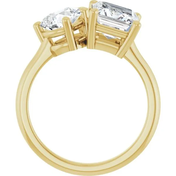 Two-Stone Engagement Ring Image 2 Austin's Fine Diamonds & Jewelry Lyndhurst, NJ