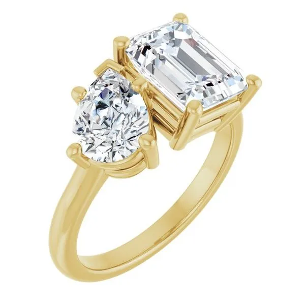 Two-Stone Engagement Ring Paul James Jewelers Angels Camp, CA