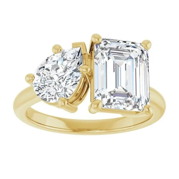 Two-Stone Engagement Ring Image 3 Redlands Jewelers Redlands, CA